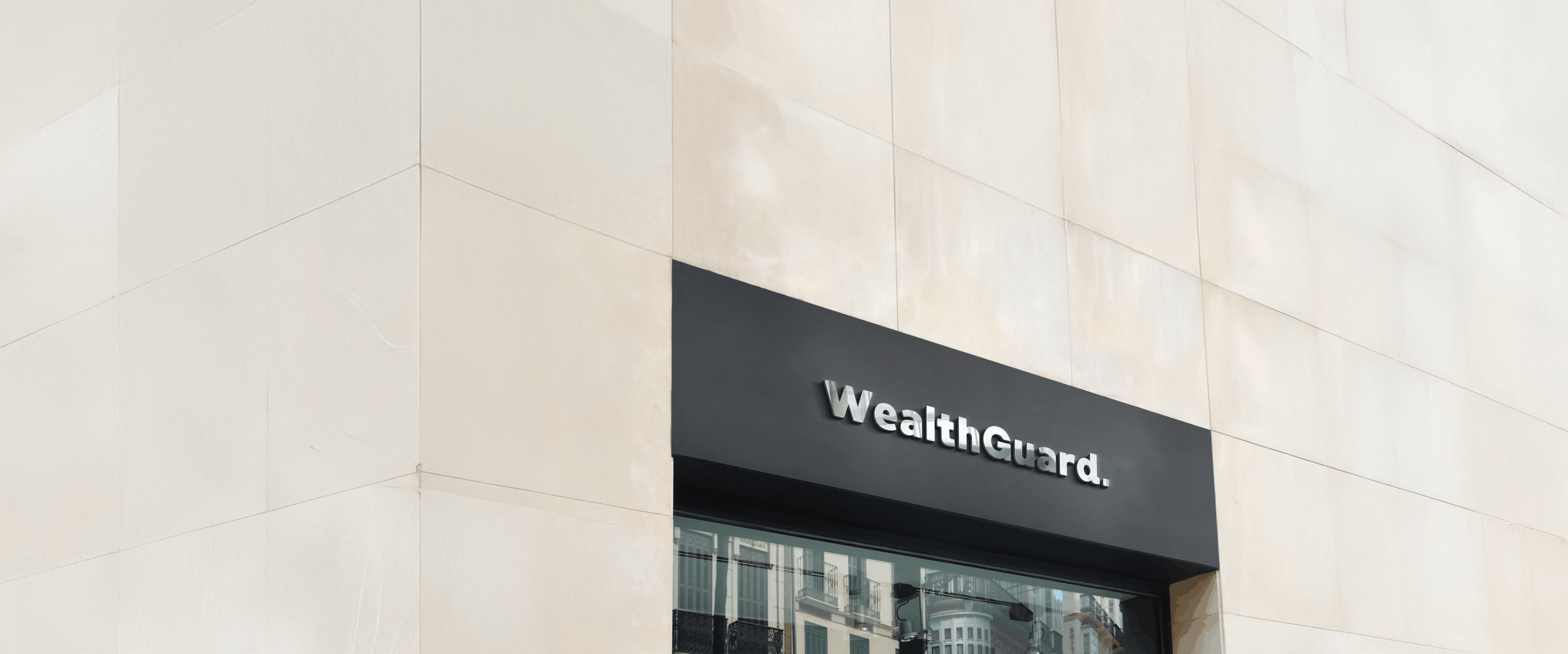 Building with WealthGuard sign